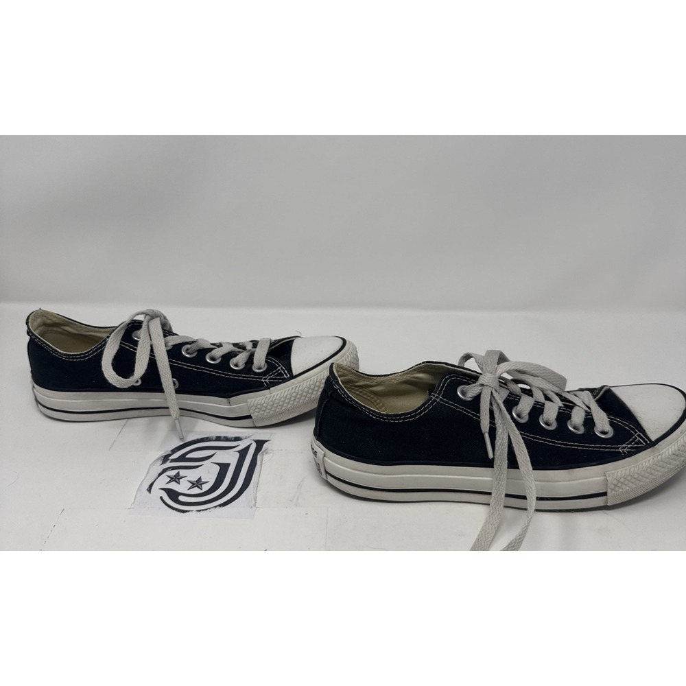 Converse All Star Casual Shoes Sneakers Size Men's 4 1/2 Black White Low